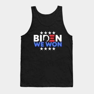 Joe Biden We Won US Presidential Election 2020 Supporters Tank Top